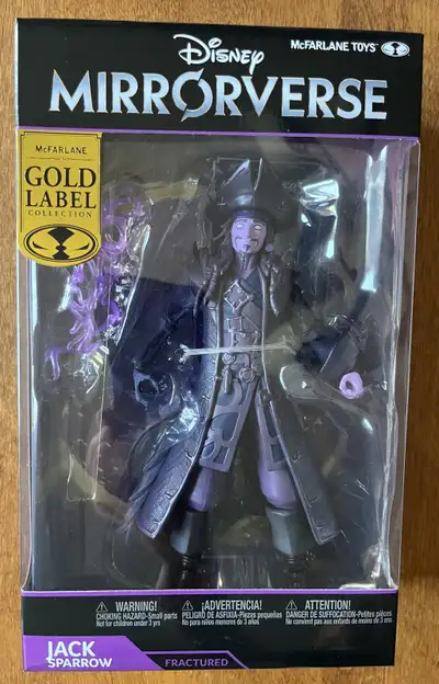 Disney mcfarlane Captain Jack Sparrow Mirrorverse gold label, View more