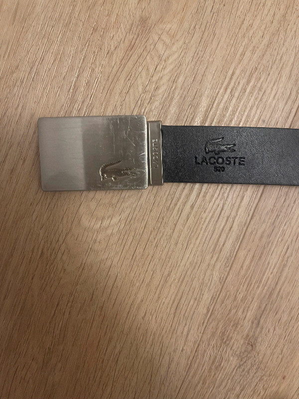 Lacoste Leather Belt in Men's in City of Montréal - Image 3