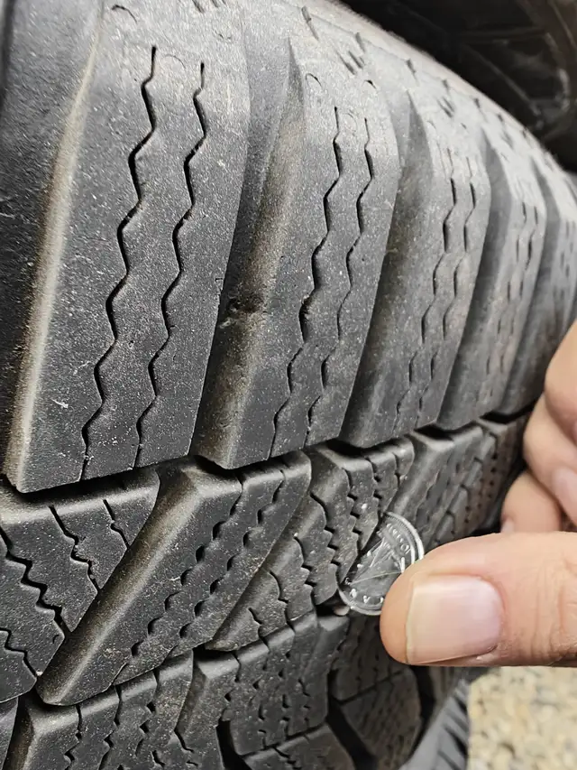 BMW rims and winter tires 205/50/17 on 5x120 bolt rims in Tires & Rims in Edmonton - Image 4