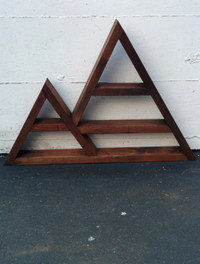 Shelves;  Hexagon, Mountain,  Essential oil, Triangular