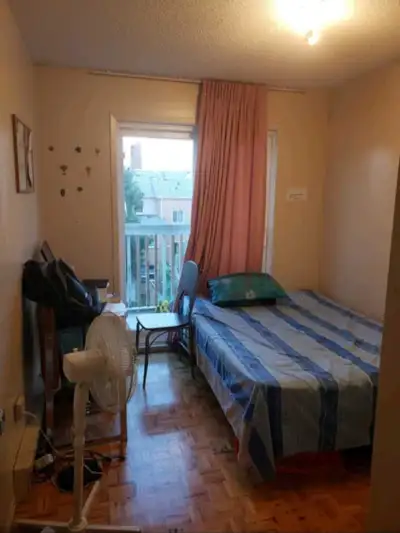 Double bed with box and mattress and metal frame, View more
