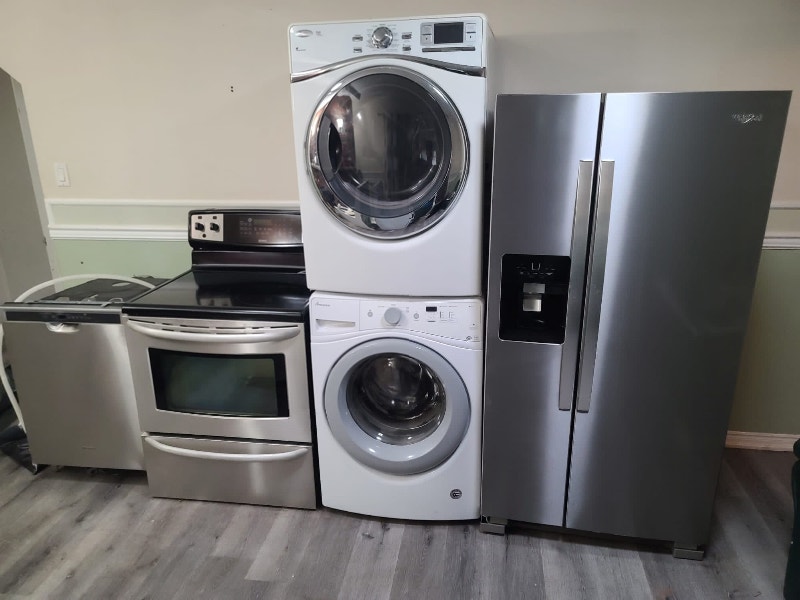 2022 FRIDGE STOVE DISHWAHSER WASHER DRYER SET Washers & Dryers City