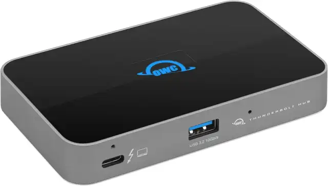 OWC 5 Port Thunderbolt Hub - 60W Charging, Thunderbolt 4, USB 3.62864364853122127