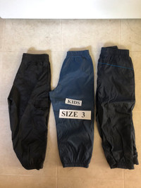Kids Size 3 Splash Pants