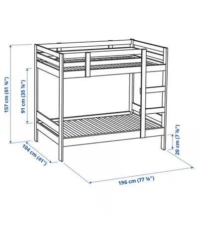 IKEA MYDAL Bunk Bed, View more