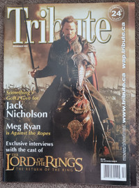 LORD OF THE RINGS - TRIBUTE MAGAZINE - DEC 2003 - MINT CONDITION