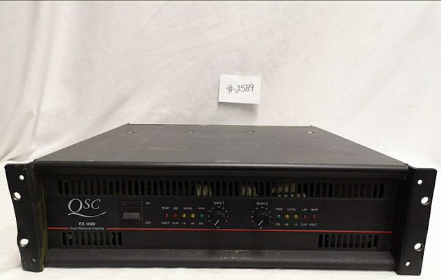 Qsc ex4000 power amplifier in Pro Audio & Recording Equipment in City of Toronto