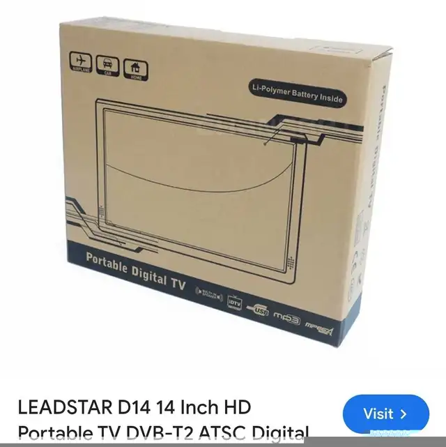 TV, portable TV , media player, *New* in TVs in Kitchener / Waterloo - Image 9