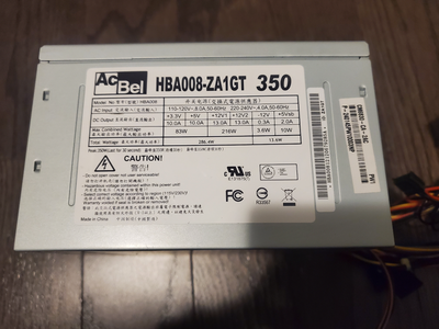 Ac Bel 350W Desktop Power Supply PSU, View more