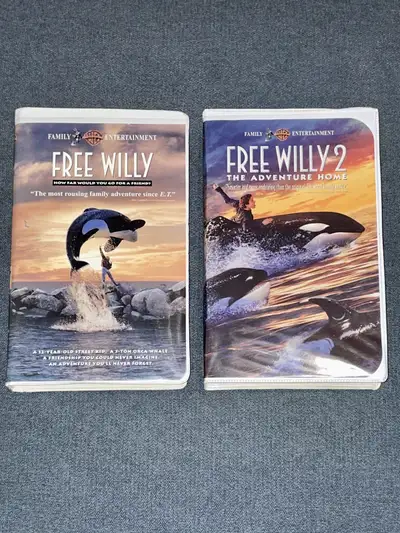 FREE WILLY & FREE WILLY 2 VHS, View more