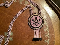 Vintage Hand Crafted First Nations Beaded Necklace