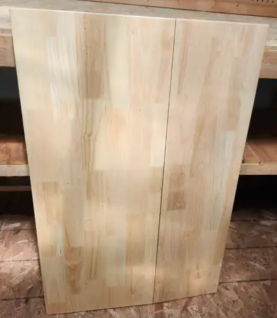 Solid wood drop leaf island top, View more