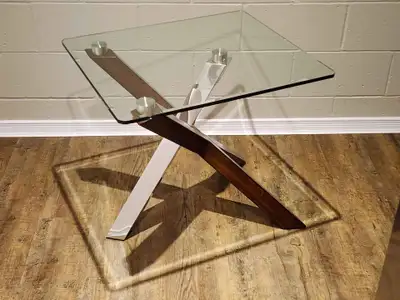 Table en verre biseauté, View more
