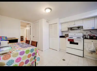 Two rental options available: Option 1: Private basement suite - $1,200/month Includes a private was...