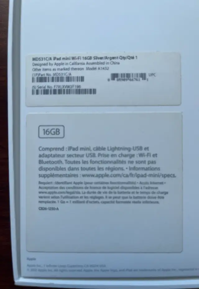 All Original Apple iPad Mini 1st Gen 16gb in iPads & Tablets in Napanee - Image 7