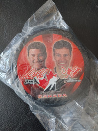 Team Canada (Hockey) Collectors' Puck-- Featuring Maria Lemieux