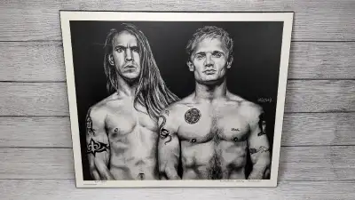 Some scuffs on the corners, very mild. Rare art piece from the early 90's. Limited print run. Pickup...