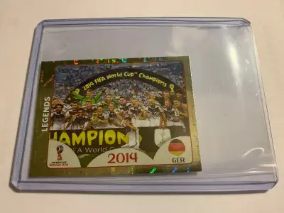 2018 PANINI FIFA WORLD CUP RUSSIA GERMANY 2014 WORLD CUP LEGENDS, View more