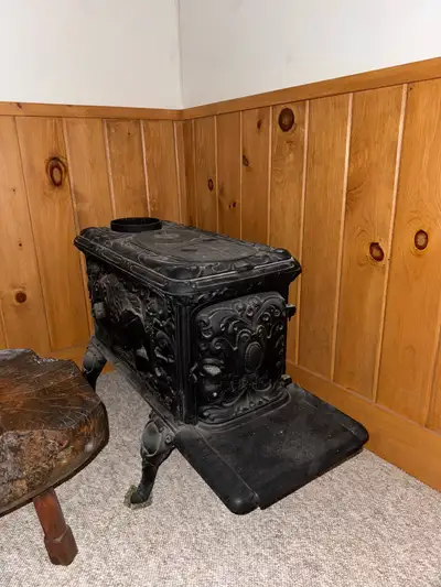 Wood burning vintage stove
