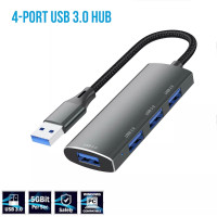 Brand New - High Quality 4 Ports USB 3.0 Hub w/ USB-C for sale!