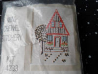 Mini Crewel Embroidery kit