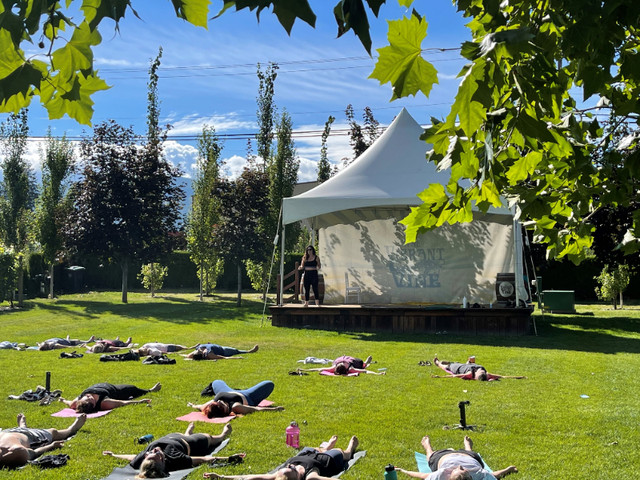 Vibrant Vines Winery Unveils: Outdoor Yoga, Mimosa & Brunch in Events in Kelowna