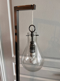 Edison sytle hanging light bulb Floor Lamp