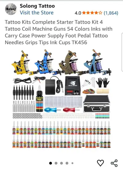 tattoo kit, View more