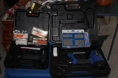 2 AIR NAILERS & NAILS & STAPLES, View more