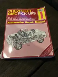 Haynes Chevrolet GMC Pick-ups 1967 thru 1987 repair manual