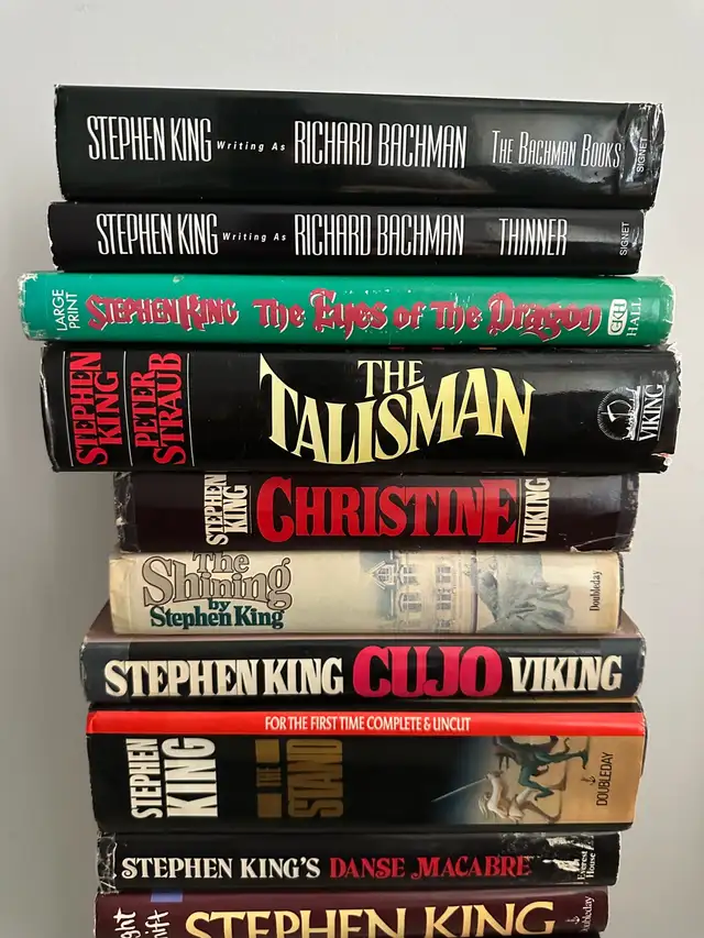 Stephen King Hardcover Lot63860082107905122