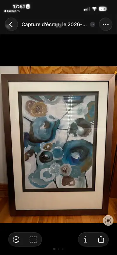 Tableau avec passe-partout et encadrement, View more