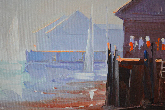 LISTED CHRISTIAN BERGERON OIL ON CANVAS PAINTING MINT in Arts & Collectibles in Gatineau - Image 4