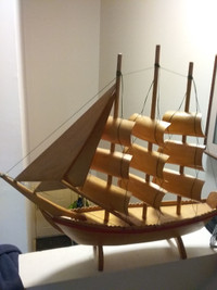 Wooden Sail Boat