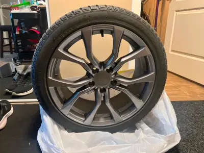 Selling a complete, high-end winter wheel and tire setup in absolute mint condition. This package wa...
