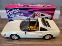 Mattel Barbie Ferrari Pininfarina 308 328 GTS Toy Car White