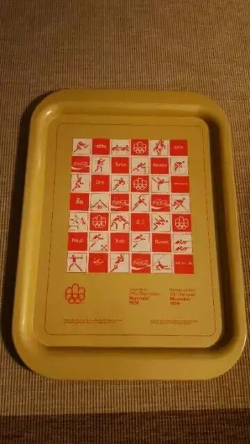 Vintage Coca cola tray Montreal Olympics 1976/ firm price , View more