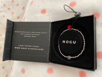 NOGU Black Crystal Pave Santa Charm Bracelet
