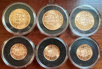 Canadian Mint 1912-14 Gold Coin Set
