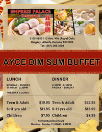 All you can eat dim sum