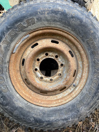 Chevy 3500 tire and rim 