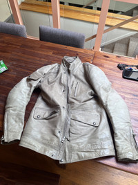 Leather Motorcycle Jacket with armour 