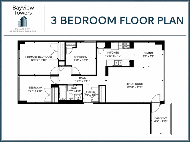 Apartments for Rent at Bayview Towers – Utilities Included | Long Term ...