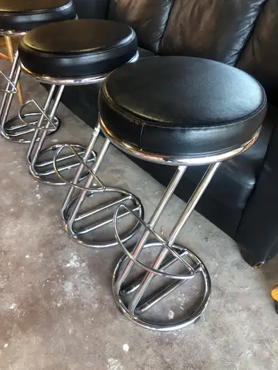 MCM Vintage Metal Barstools - $180 per stool, View more