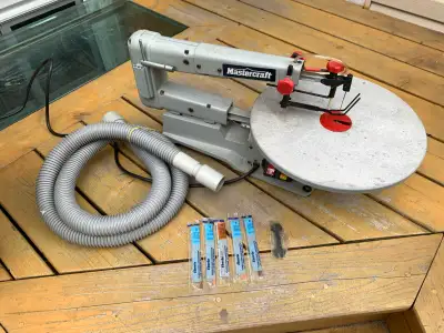 Mastercraft two speed 16” scroll saw jigsaw + blades, View more