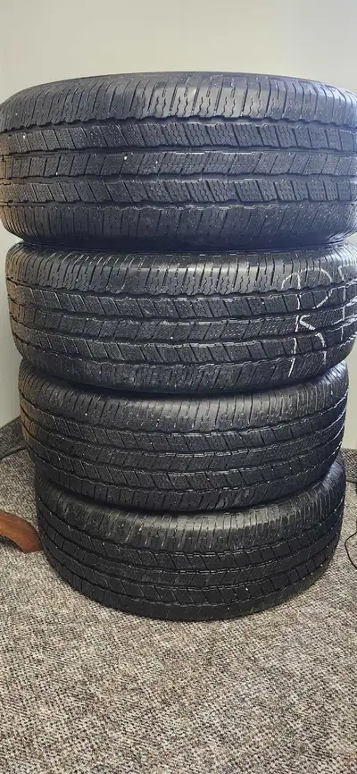 Michelin Defender LTX M/S2 The best all season winter rated tires. Only 30,000 km on it. No plugs