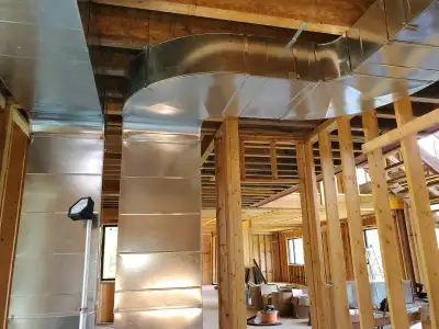 Ductwork, Furnace relocation, Air conditioning, AC, Red tags,HVA, View more