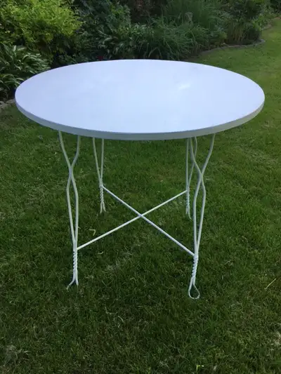 Garden Metal/Wood Table, View more