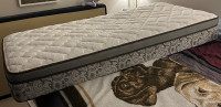 Twin bed (Box spring / mattress / metal frame