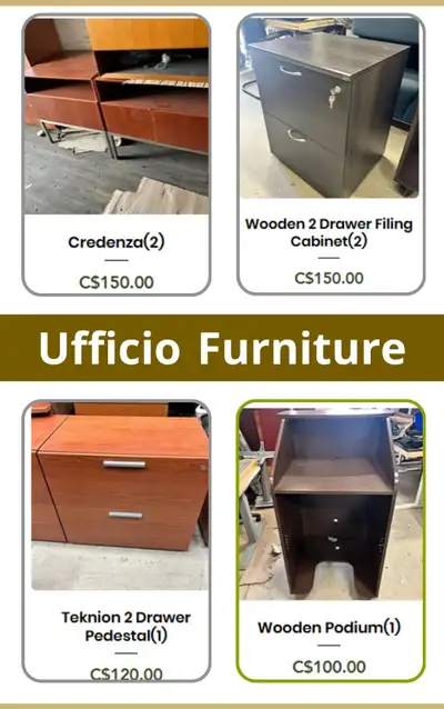 Ufficio Furniture-Your Office Furniture Solution! Our Address: 1215 Meyerside Drive, Unit 7 Mississa...